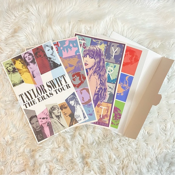 Taylor Swift Set of 4 Posters from The Eras Tour VIP Box (International) - Picture 2 of 6